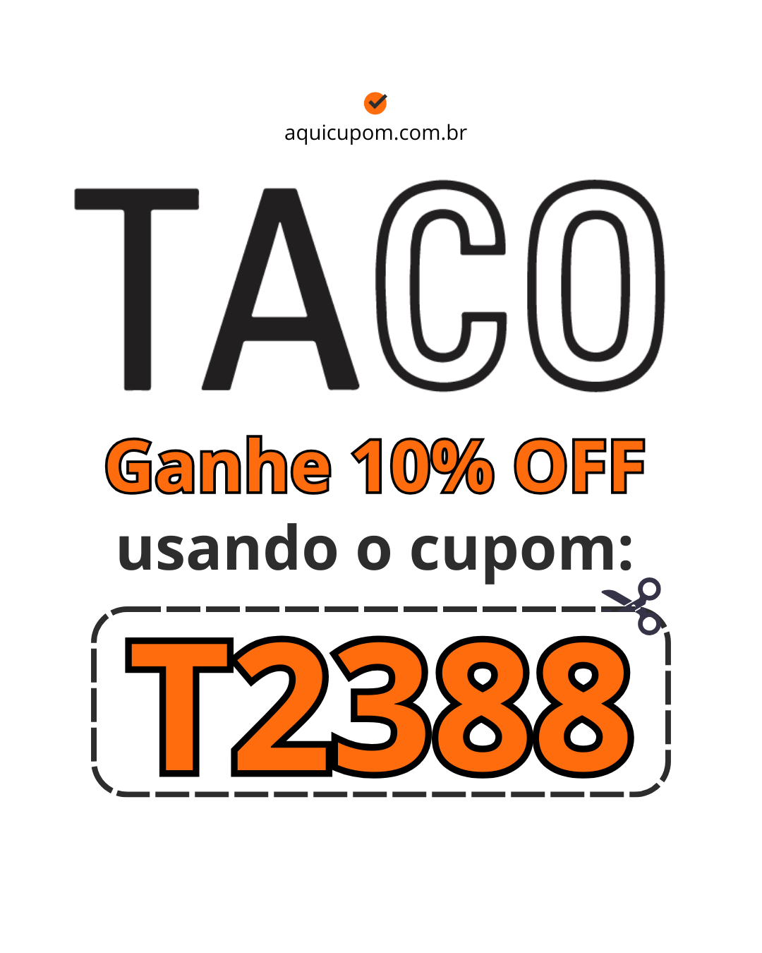 cupom Taco: T2388