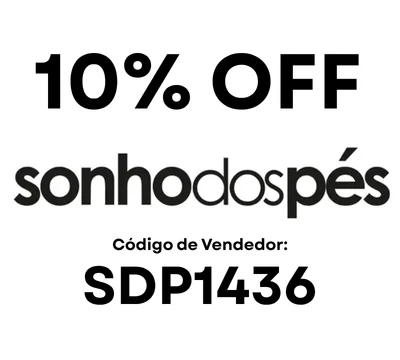 Código de vendedor sonho dos pés, código SDP1436