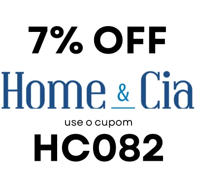 Cupom de desconto da loja Home&Cia, código: HC082 válido hoje