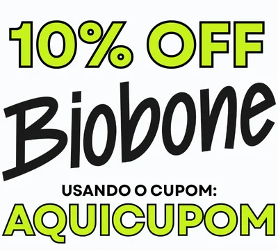 Cupom Biobone 10% off ativo código Aquicupom