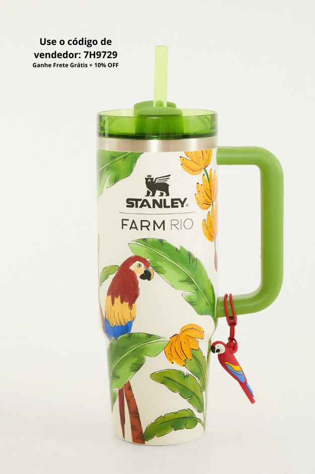 Copo Quencher Stanley Destiny x Farm Rio 887ml