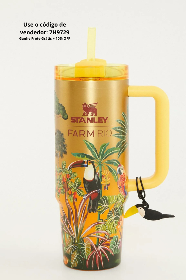 Copo Quencher Stanley Woods x Farm Rio 1,18l