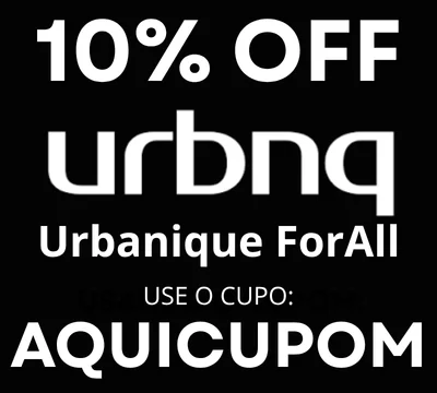 Cupom Urbanique válido hoje